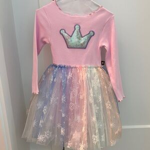 Pink and Multicolor Princess Dress